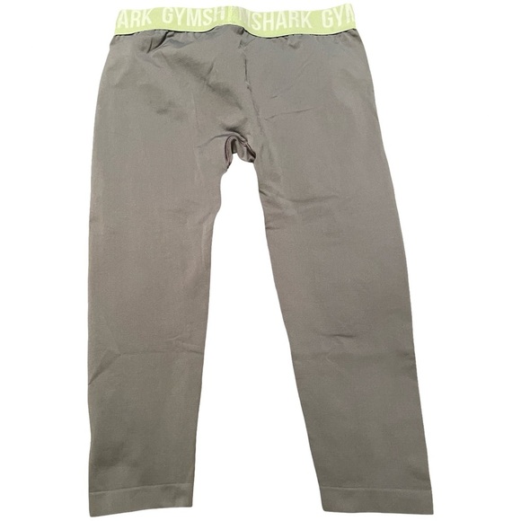 Gymshark Fit Seamless Legging Gray Compression Womens Large Mint Green NWOT - Picture 2 of 4